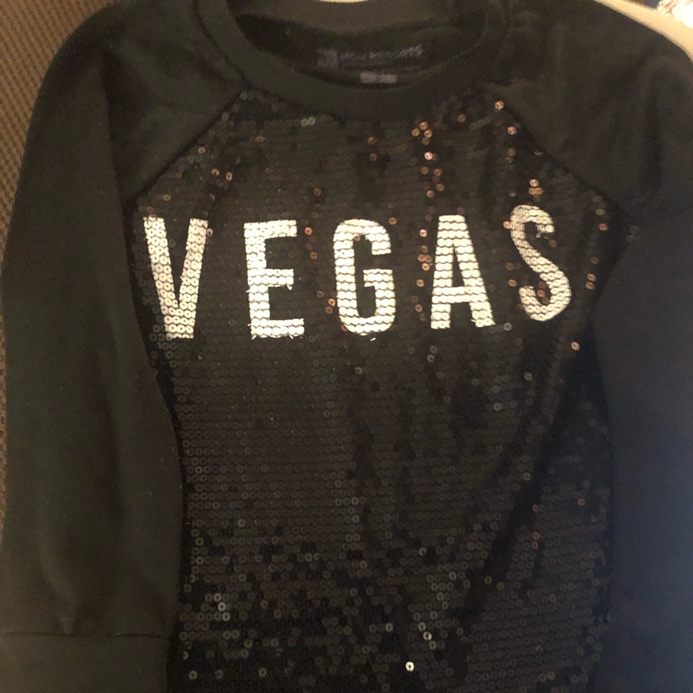 MGM Resort Sequins Sweatshirt Black